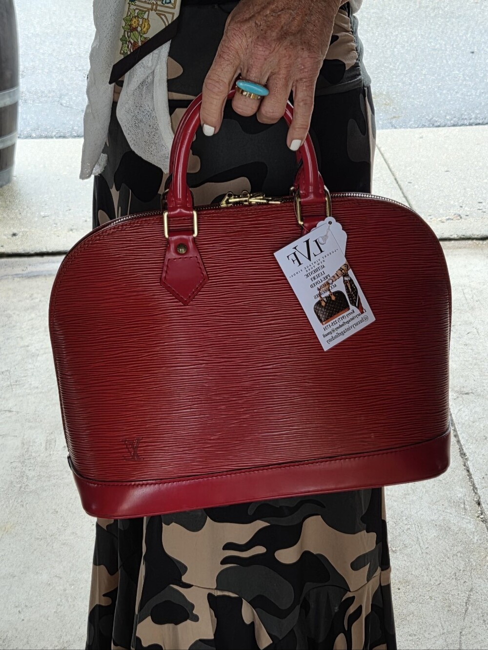 Louis Vuitton Alma Bag, Epi Leather, Vintage 1990s Excellent Condition